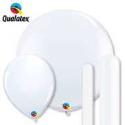 qualatex white latex balloons