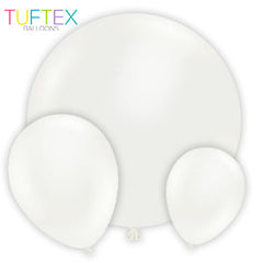 TUFTEX White Latex Balloons