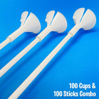 PremiumConwin 16 inch STANDARD BALLOON CUPS & STICKS (100PK) Cups & Sticks 00738-00611B-PBA