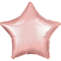 Anagram 19 inch STAR - METALLIC PEARL PASTEL PINK Foil Balloon 06902-02-A-U