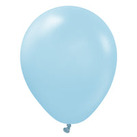 Kalisan 5 inch KALISAN PASTEL MATTE MACARON BLUE Latex Balloons 10530011-KL