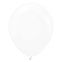 Kalisan 12 inch KALISAN CRYSTAL CLEAR TRANSPARENT Latex Balloons 11223331-KL