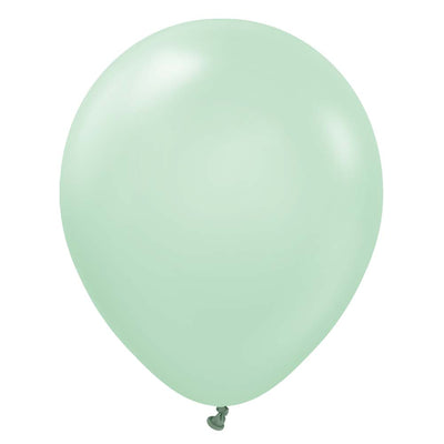 Kalisan 12 inch KALISAN PASTEL MATTE MACARON GREEN Latex Balloons 11230041-KL