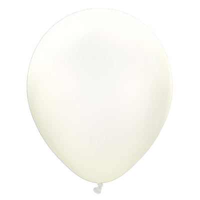 Kalisan 12 inch KALISAN RETRO WHITE Latex Balloons 11280181-KL