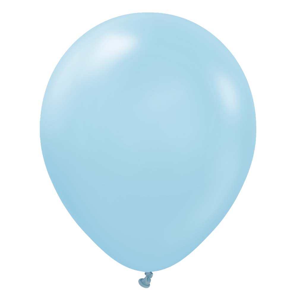 Kalisan 18 inch KALISAN PASTEL MATTE MACARON BLUE Latex Balloons 11830010-KL