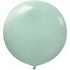 Kalisan 24 inch KALISAN RETRO WINTER GREEN Latex Balloons 12480076-KL