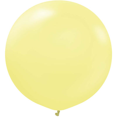 Kalisan 36 inch KALISAN PASTEL MATTE MACARON YELLOW Latex Balloons 13630056-KL