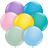 TUFTEX 17 inch TUFTEX PASTEL ASSORTMENT Latex Balloons 17020-M