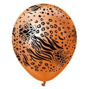 Kalisan 12 inch KALISAN SAFARI MUTANT - MIRROR COPPER W/ BLACK INK Latex Balloons