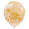 Kalisan 12 inch KALISAN SAFARI MUTANT - BLUSH W/ GOLD INK Latex Balloons