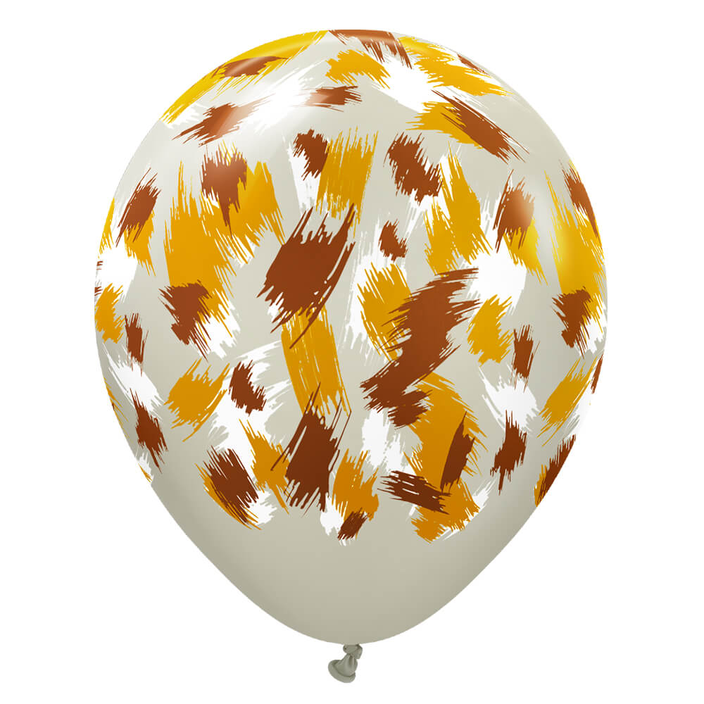 Kalisan 12 inch KALISAN SAFARI SAVANNA - STONE Latex Balloons