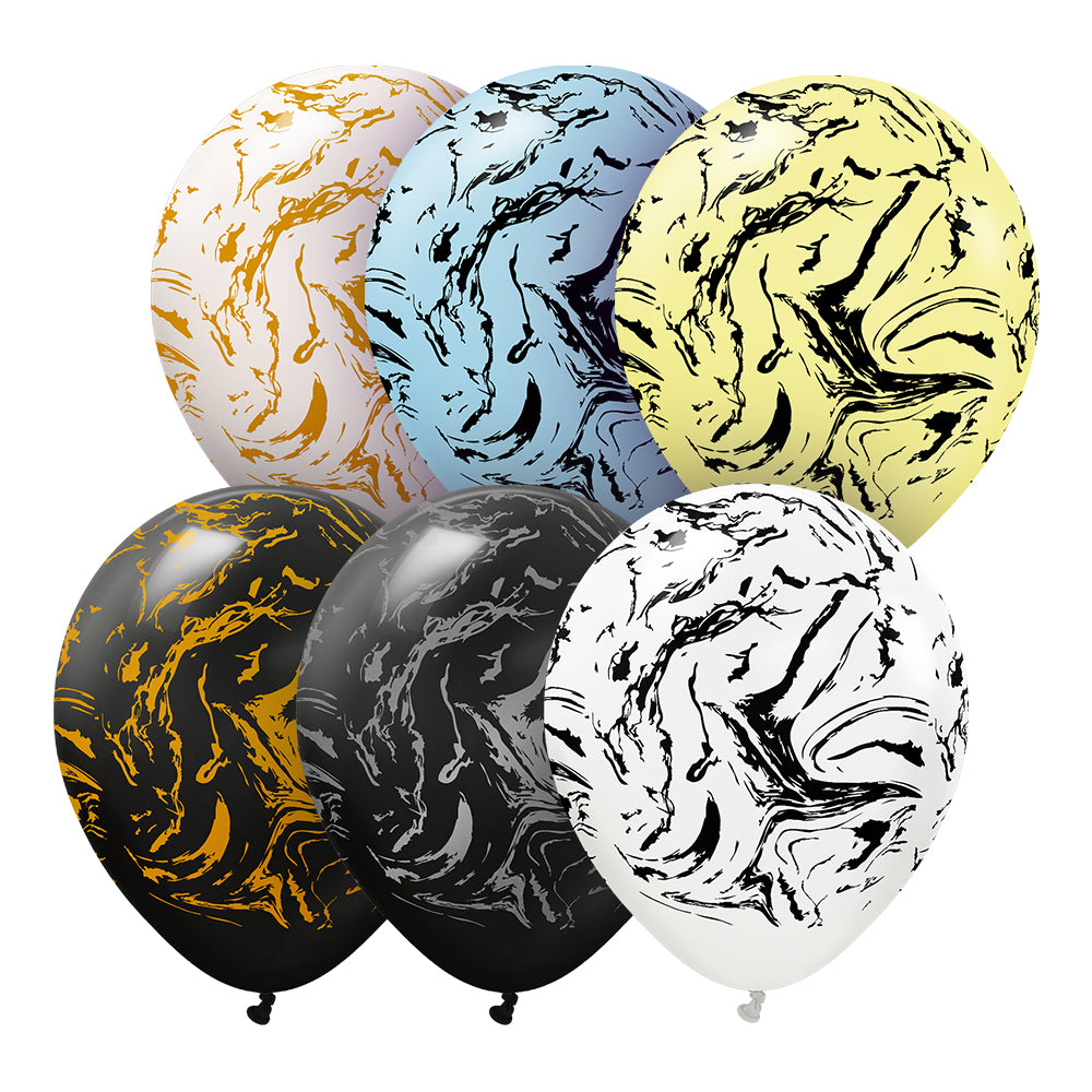 Kalisan 12 inch KALISAN SPACE NEBULA - ASSORTMENT (6 PK) Latex Balloons 21258845-KL