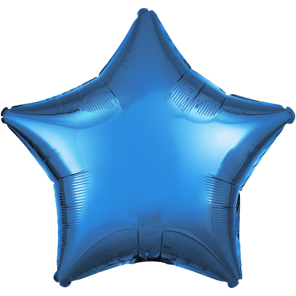 Anagram 19 inch STAR - METALLIC PERIWINKLE Foil Balloon 22479-02-A-U