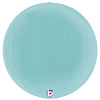 22 inch DIMENSIONALS PASTEL BLUE GLOBE