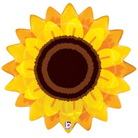 Betallic 22 inch AUTUMN SUNFLOWER Foil Balloon 25313P-B-P