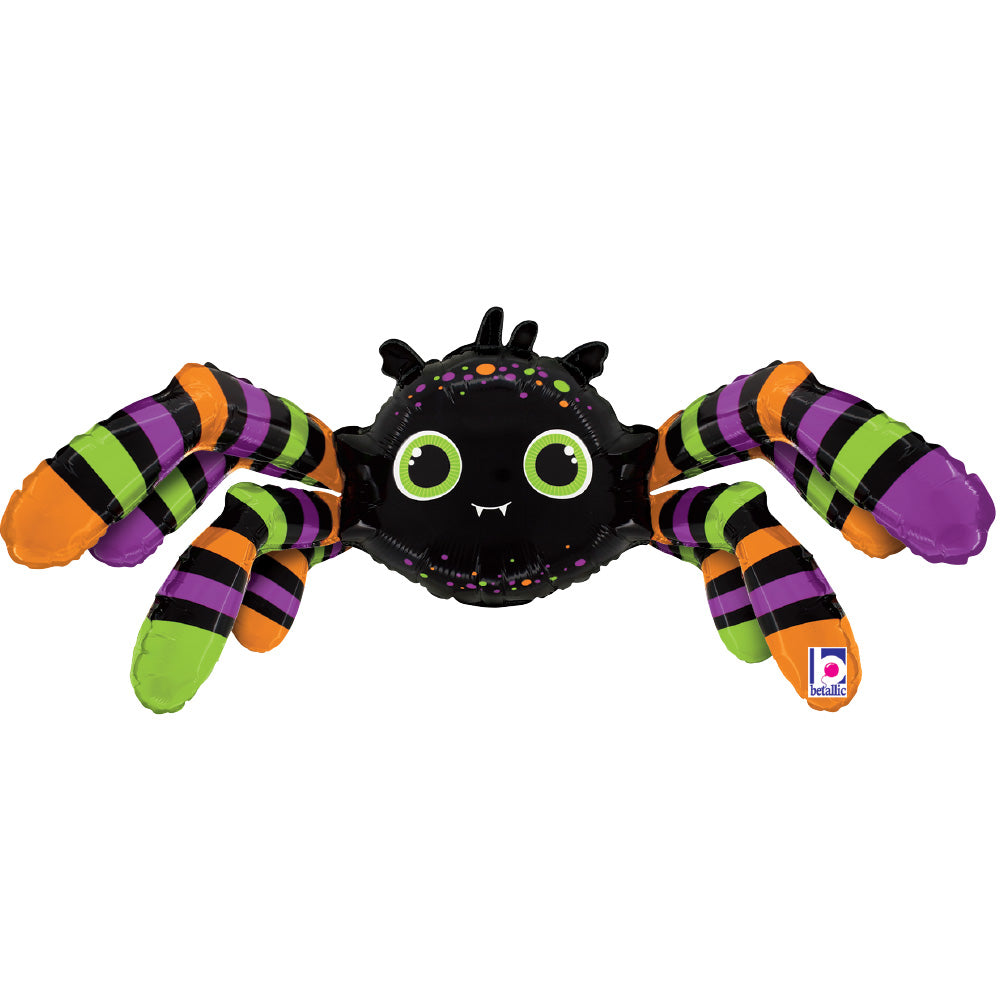 Betallic 29 inch DIMENSIONALS SPIDER Foil Balloon 25400P-B-P