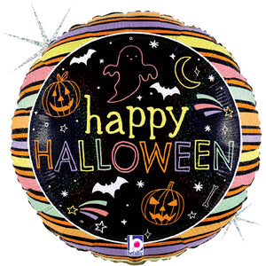 Betallic 18 inch SPOOKY PASTEL HALLOWEEN Foil Balloon 26398P-B-P