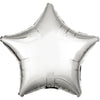 Anagram 19 inch STAR - METALLIC SILVER Foil Balloon 30576-02-A-U