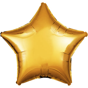 Anagram 32 inch STAR - METALLIC GOLD Foil Balloon 16117-99-A-U