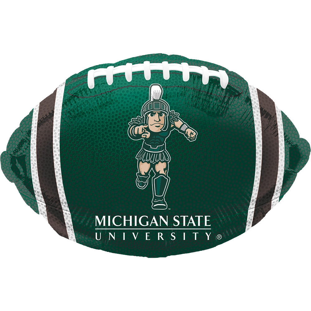 Anagram 17 inch MICHIGAN STATE UNIVERSITY JUNIOR SHAPE Foil Balloon 32202-02-A-U