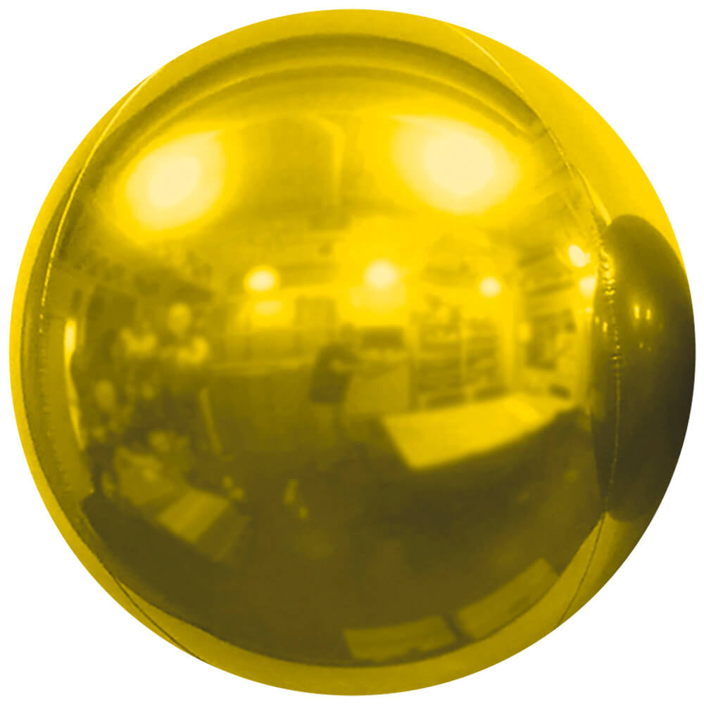 Party Brands 32 inch MIRROR SPHERE - GOLD Foil Balloon 401022-PB-U