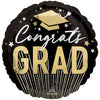 Anagram 18 inch CONGRATS GRAD STRIPES & STARS Foil Balloon 46676-01-A-P