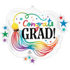 Anagram 28 inch CONGRATS GRAD RAINBOW TASSEL Foil Balloon 46687-01-A-P