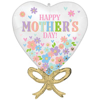 Anagram 28 inch HAPPY MOTHER'S DAY DAISY CHAIN BOW Foil Balloon 46740-01-A-P