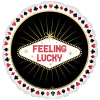 Anagram 18 inch FEELING LUCKY Foil Balloon 47413-01-A-P