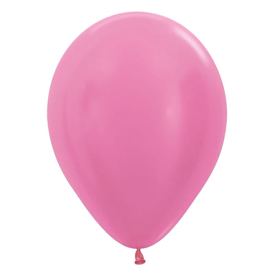 Sempertex 5 inch SEMPERTEX PEARL FUCHSIA Latex Balloons 51039-B