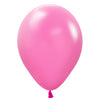 Sempertex 5 inch SEMPERTEX NEON MAGENTA Latex Balloons 51059-B