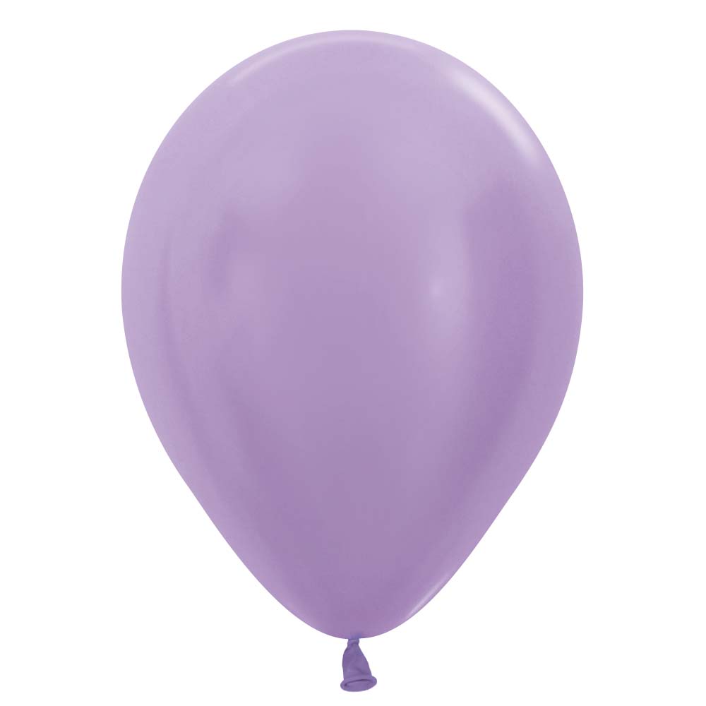 Sempertex 5 inch SEMPERTEX PEARL LILAC Latex Balloons 51065-B