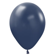 Sempertex 5 inch SEMPERTEX FASHION NAVY BLUE Latex Balloons 51170-B