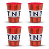 Unique 10 oz. MINECRAFT PLASTIC STADIUM CUPS (4PK) Cups 51207-UN