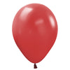 Sempertex 5 inch SEMPERTEX DELUXE IMPERIAL RED Latex Balloons 51525-B