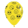 Sempertex 11 inch EMOJI Latex Balloons 53276-B