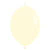 Sempertex 12 inch SEMPERTEX LINK-O-LOON PASTEL MATTE YELLOW Latex Balloons 54175-B