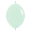 Sempertex 12 inch SEMPERTEX LINK-O-LOON PASTEL MATTE GREEN Latex Balloons 54176-B