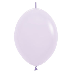 Sempertex 12 inch SEMPERTEX LINK-O-LOON PASTEL MATTE LILAC Latex Balloons 54178-B