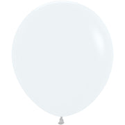 Sempertex 18 inch SEMPERTEX FASHION WHITE Latex Balloons 55002-B