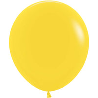 Sempertex 18 inch SEMPERTEX FASHION YELLOW Latex Balloons 55005-B