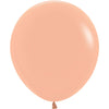 Sempertex 18 inch SEMPERTEX DELUXE PEACH-BLUSH Latex Balloons 55029-B