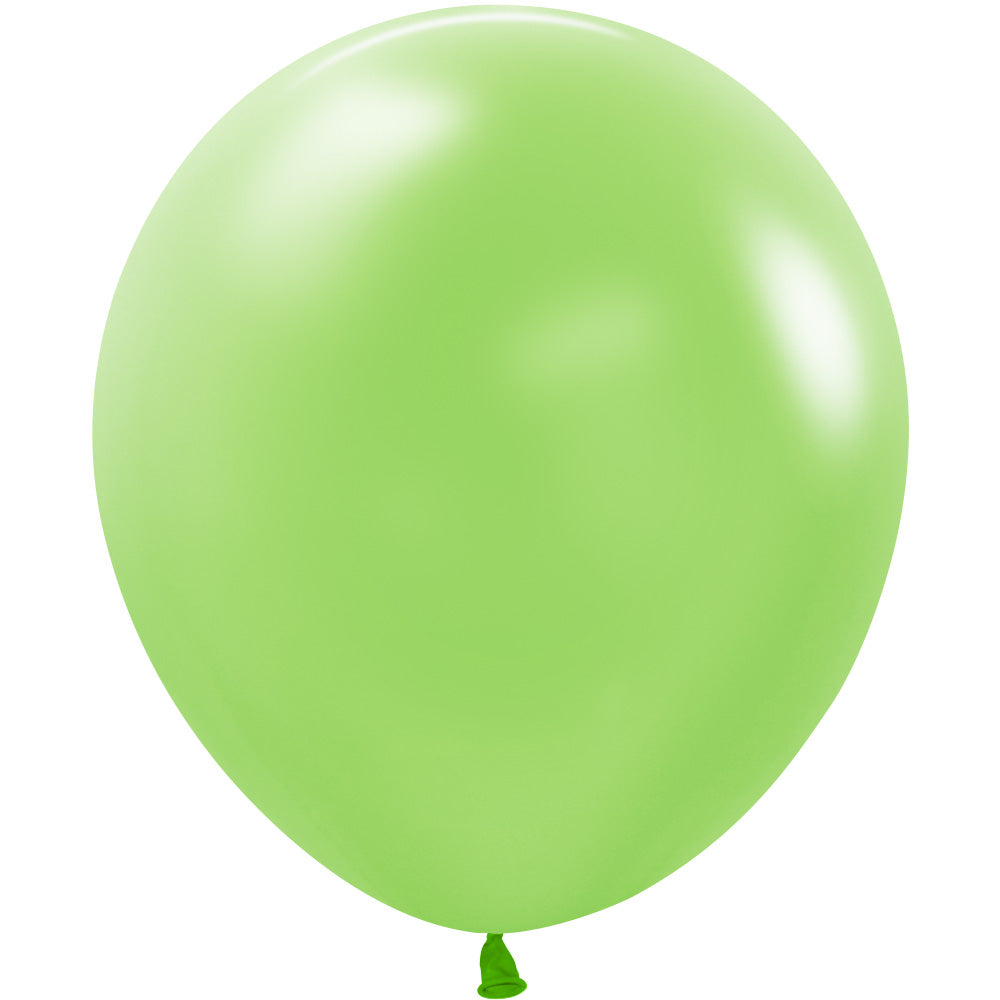 Sempertex 18 inch SEMPERTEX NEON GREEN Latex Balloons 55052-B