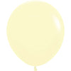 Sempertex 18 inch SEMPERTEX PASTEL MATTE YELLOW Latex Balloons 55175-B