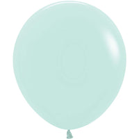 Sempertex 18 inch SEMPERTEX PASTEL MATTE GREEN Latex Balloons 55176-B