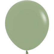 Sempertex 18 inch SEMPERTEX DELUXE EUCALYPTUS GREEN Latex Balloons 55360-B