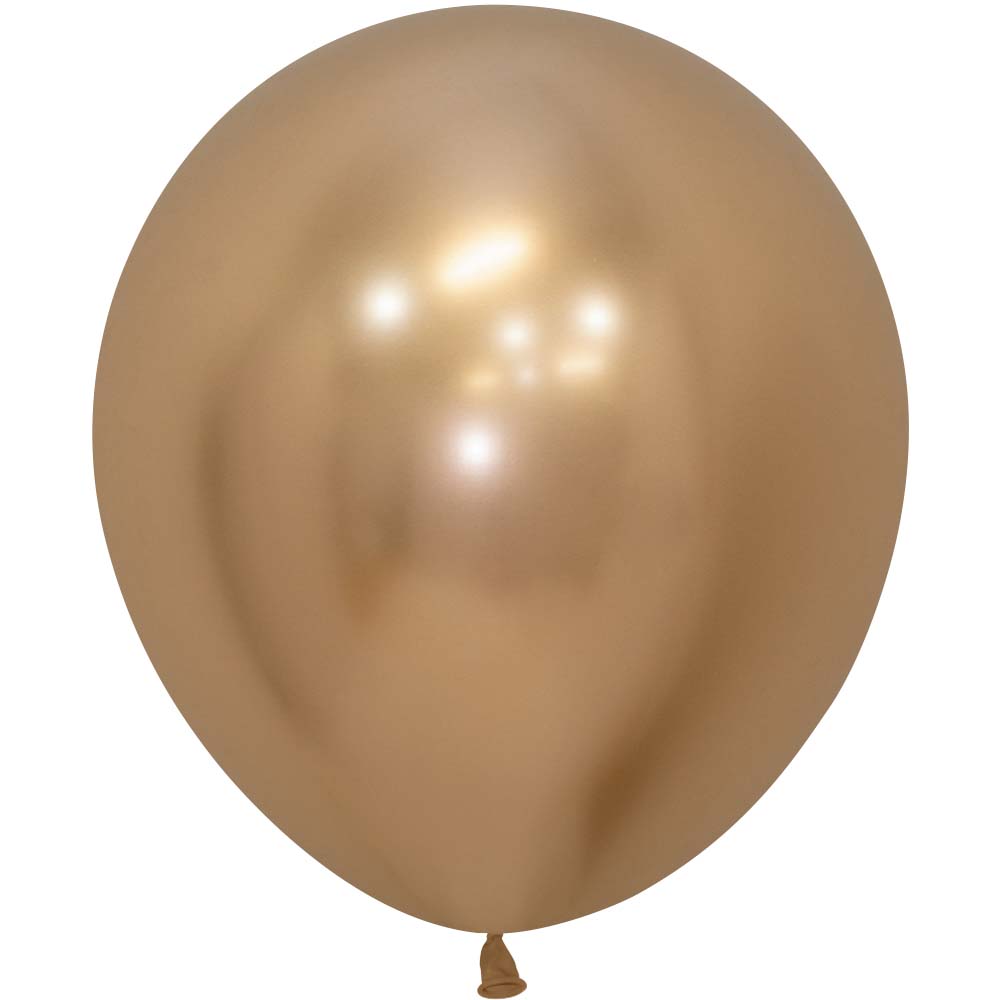 Sempertex 18 inch SEMPERTEX REFLEX GOLD Latex Balloons 55848-B