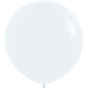 Sempertex 36 inch SEMPERTEX FASHION WHITE Latex Balloons 56002P2-B