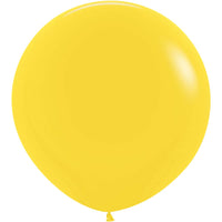 Sempertex 36 inch SEMPERTEX FASHION YELLOW Latex Balloons 56005P2-B