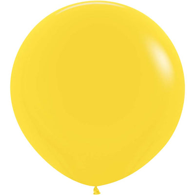 Sempertex 36 inch SEMPERTEX FASHION YELLOW Latex Balloons 56005P2-B